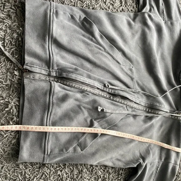 ROQUE Vintage Style Heavyweight Cotton Zip-Up Hoodie - Picture 9 of 10